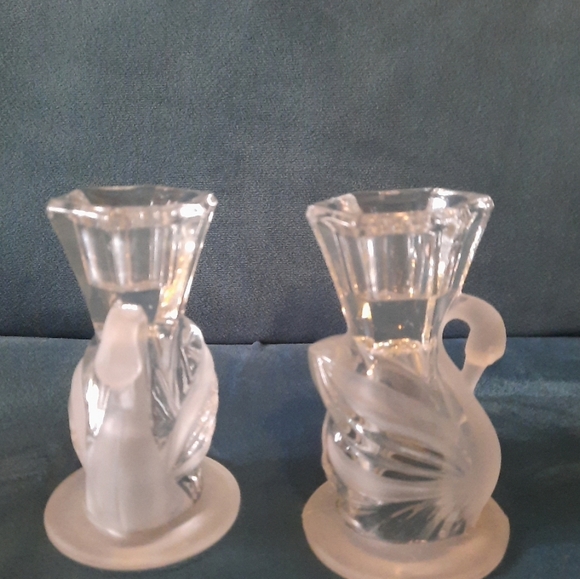 PartyLite White Candle Holders with Elegant Accents - Picture 10 of 11